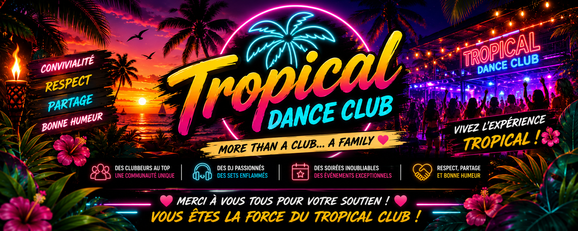 ❤️ Le Tropical Club, c’est avant tout une aventure humaine